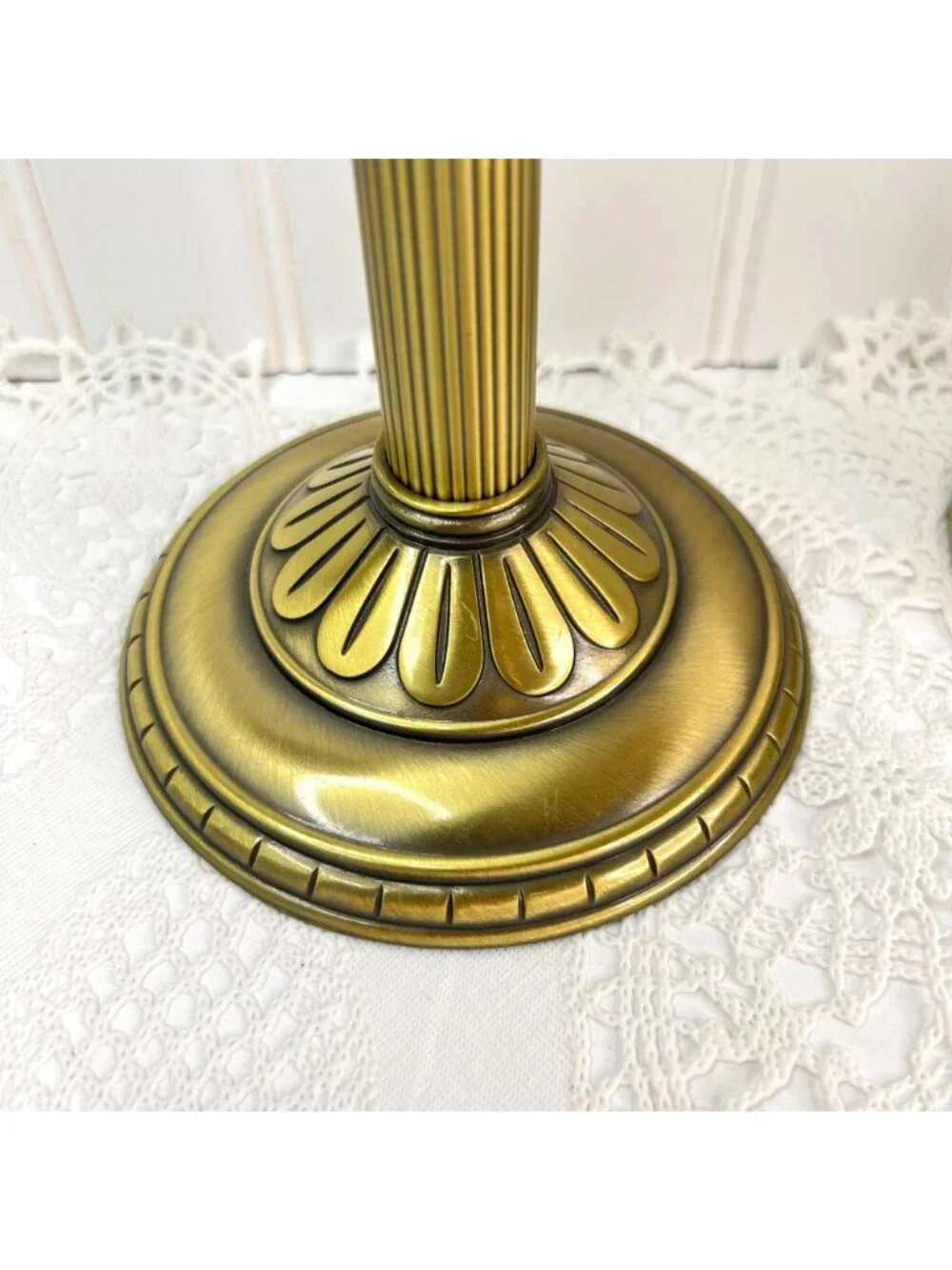 Vtg Party Lite Classic Creations 2 Satin Gold 10.5" Tall Taper Candle Holders - Picture 9 of 12